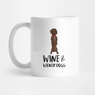 wine and wiener dogs Mug